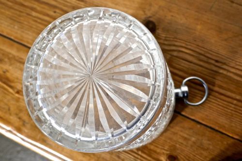 fig 3. Art Deco Hand Cut French Crystal Champaign Wine Cooler