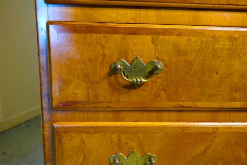 fig 2. Georgian Inlaid Walnut Chest of Drawers
