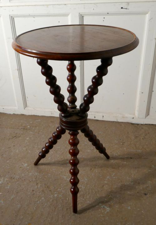 fig 2. Mahogany Gypsy Style Wine Table, 