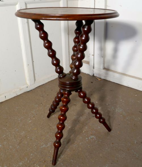 fig 3. Mahogany Gypsy Style Wine Table, 