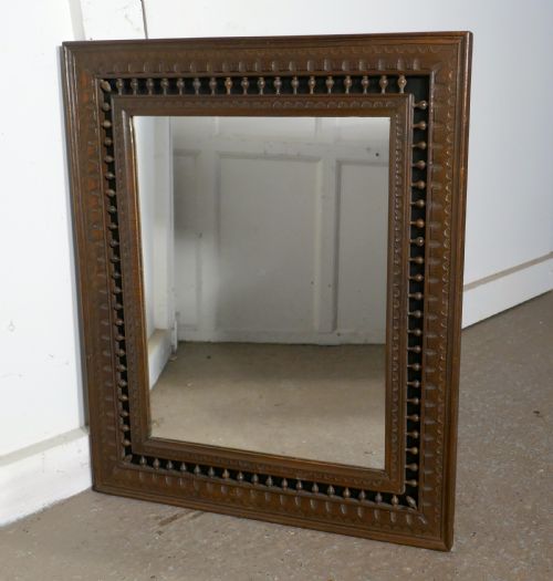 fig 3. Pair of 19th Century French Bretton Oak Mirrors