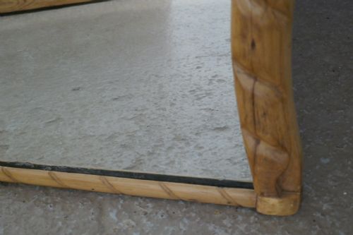 fig 3. Victorian Carved Pine Over Mantle Mirror