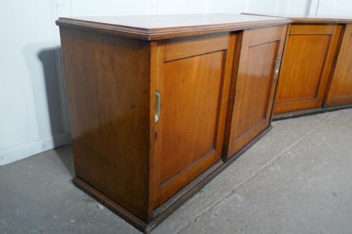 A Pair of Fine Mahogany Filing Cabinet, from the London and North Eastern Railway