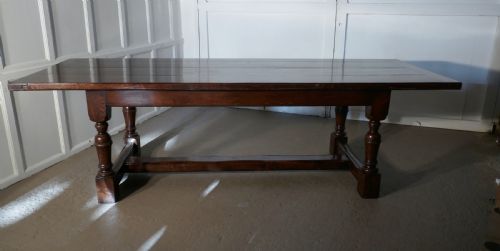 Superior Quality 8 Ft Oak Refectory Dining Table