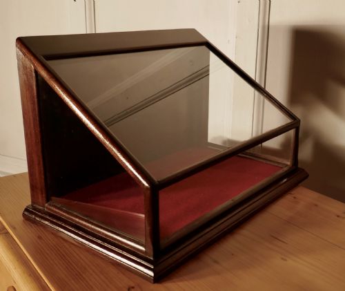 fig 3. Victorian Mahogany Counter Top Jewellery Display Cabinet