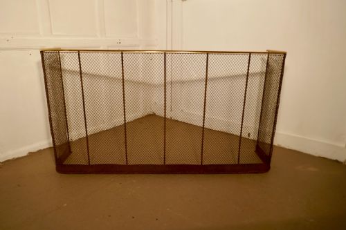 Very Large High Victorian Nursery Guard Fire Fender