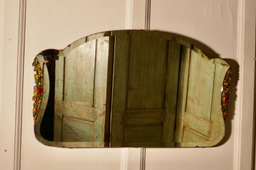 fig 1. Art Deco Barbola Work Wall Mirror