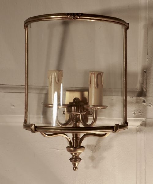 fig 1. French Twin Light Wall Lantern