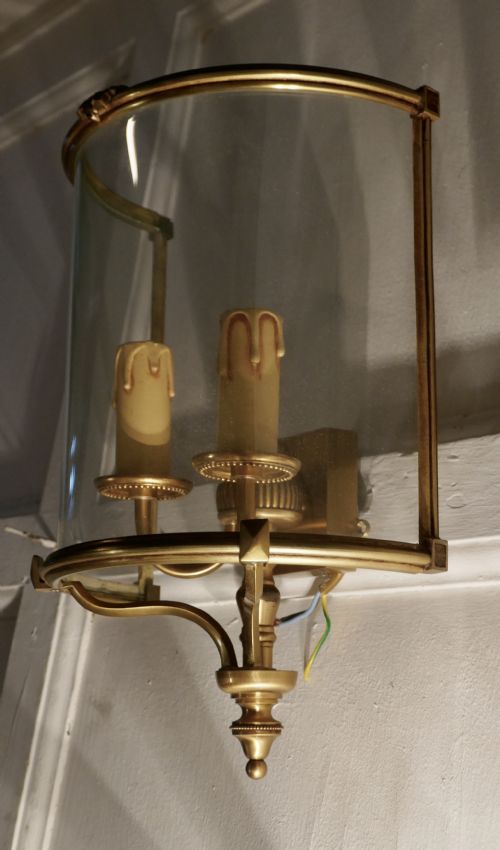 fig 2. French Twin Light Wall Lantern
