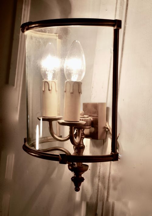 fig 3. French Twin Light Wall Lantern