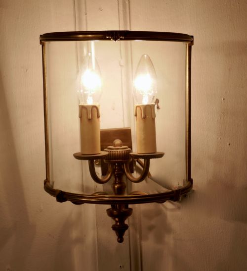 fig 4. French Twin Light Wall Lantern