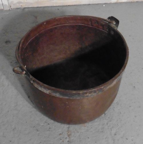19th Century Copper Cauldron