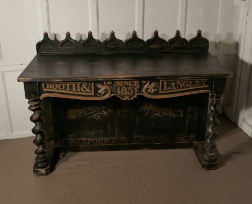 fig 1. Booth and Langley Dispensing Pharmacy Shop Counter