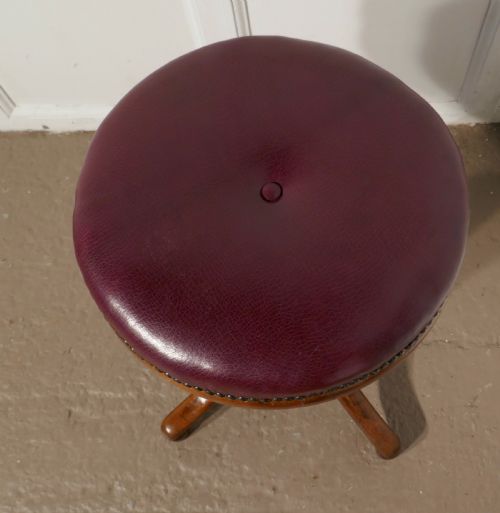 fig 2. Victorian Bentwood Swivel Piano Stool by Thonet