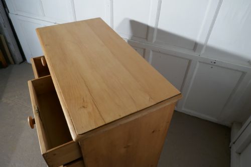 fig 4. A Large Restored Victorian Pine Chest of Drawers