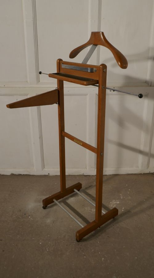 Art Deco Gentleman’s Suit Hanger or Night Stand, the Versatile Valet, by Corby of Windsor