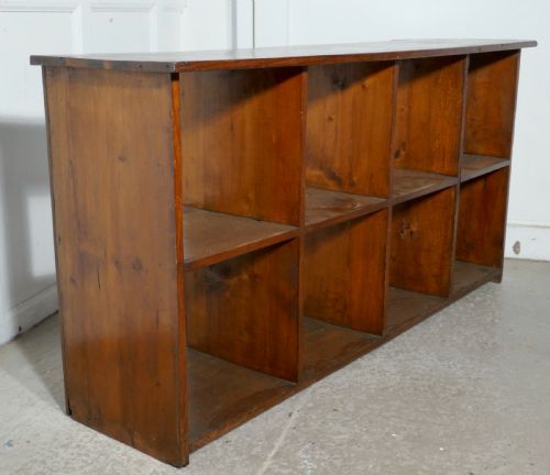 Rustic Dark Pine Shoe Tidy