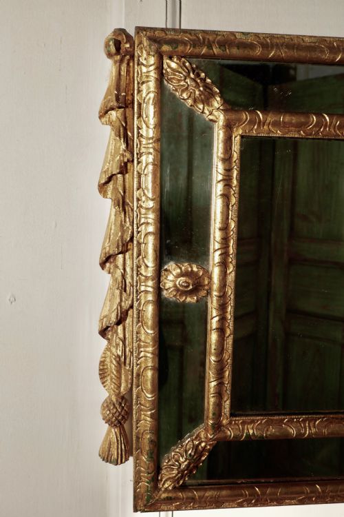 fig 2. French Gilded Landscape Cushion Mirror