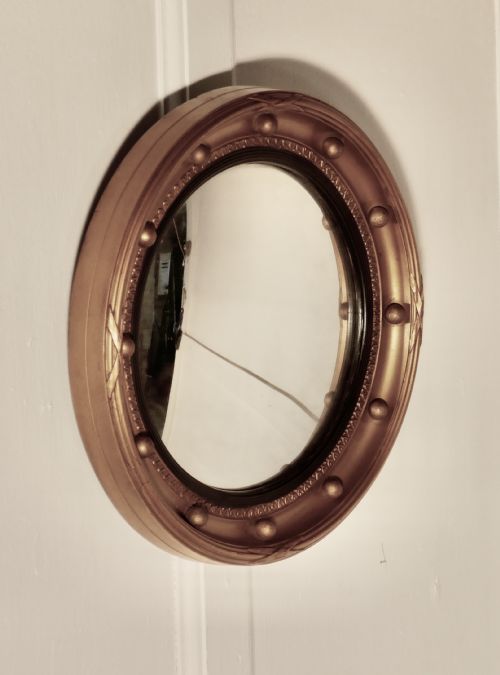 fig 1. Regency Convex Gilt Wall Mirror 