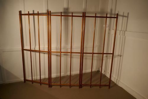 Victorian Arts and Crafts Pitch Pine Room Divider