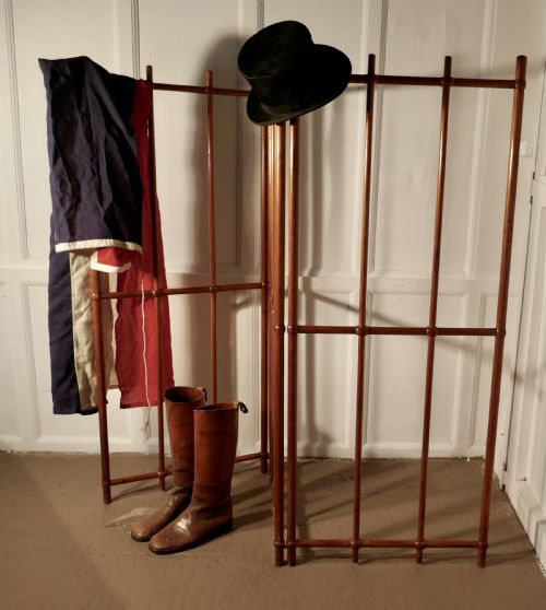 fig 4. Victorian Arts and Crafts Pitch Pine Room Divider 