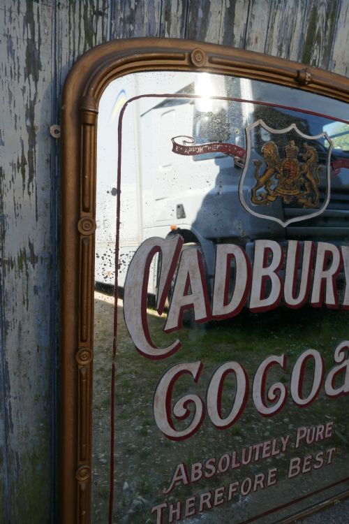 fig 3. Large Cadbury Coca Shop Advertising Wall Mirror, with Royal Appointment