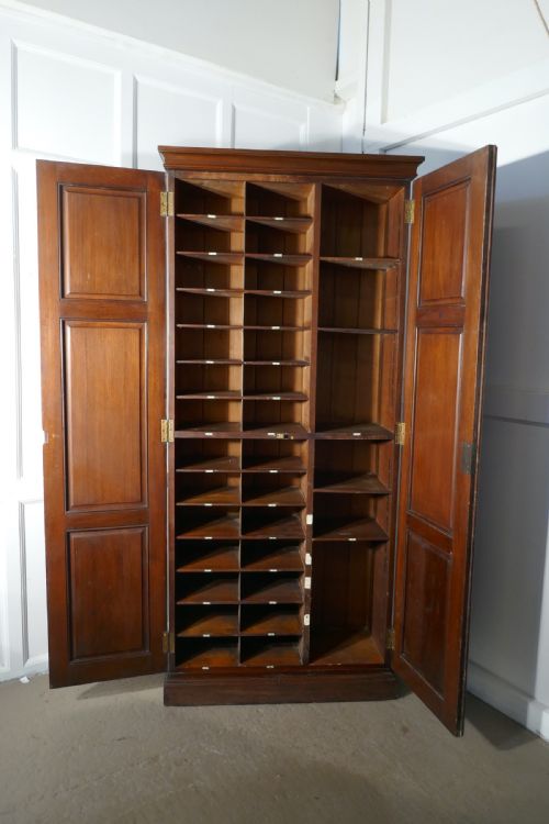 fig 2. Tall Fitted 19th Century Mahogany Estate Cupboard