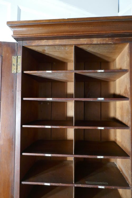 fig 3. Tall Fitted 19th Century Mahogany Estate Cupboard