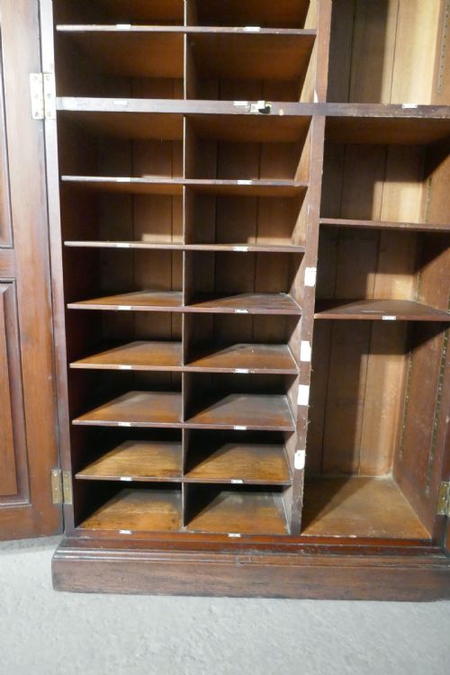 fig 4. Tall Fitted 19th Century Mahogany Estate Cupboard