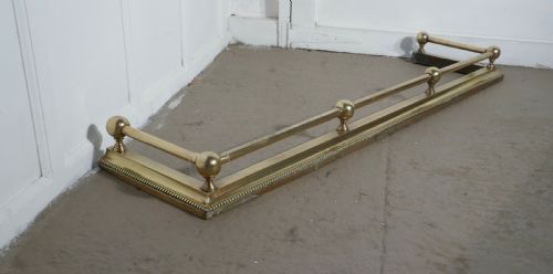 fig 3. Large Victorian Brass Fender 