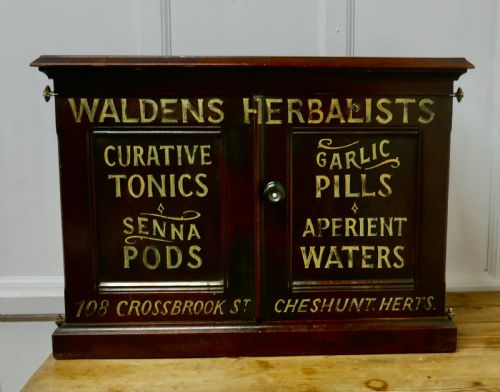 Victorian Mahogany Chemist’s Cupboard 
