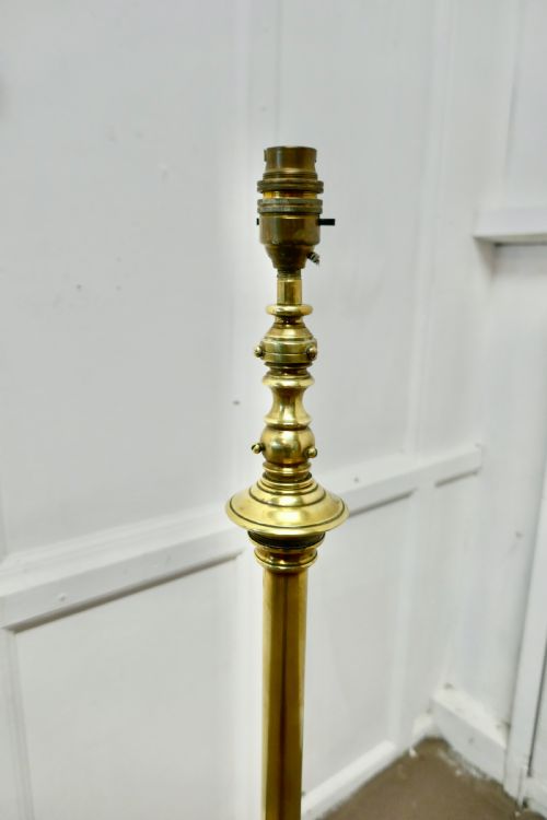 fig 3. Adjustable Brass Floor Lamp in the Arts and Crafts Style