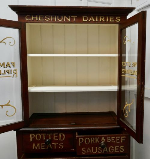 fig 2. Victorian Painted Pine Kitchen Cupboard,