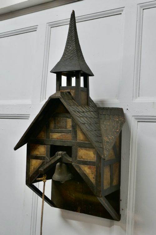 fig 2. 19th Century Black Forest Carved Alpine Front Door Bell
