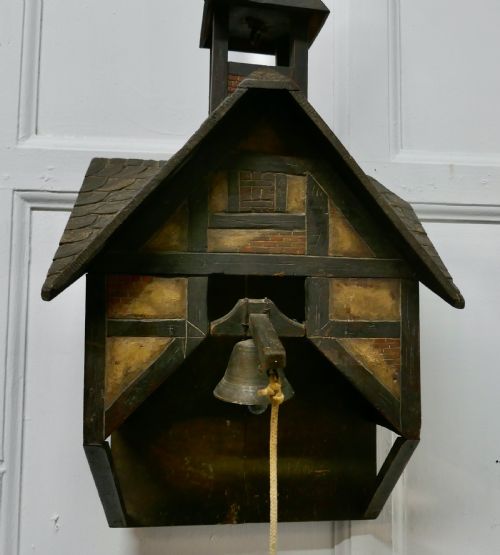 fig 4. 19th Century Black Forest Carved Alpine Front Door Bell