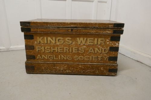 fig 1. A Victorian Pine Newham and Son’s Fishermans Chest 