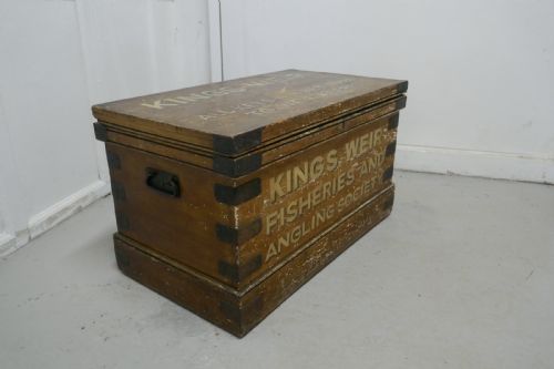 fig 2. A Victorian Pine Newham and Son’s Fishermans Chest 