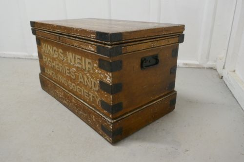 fig 3. A Victorian Pine Newham and Son’s Fishermans Chest 