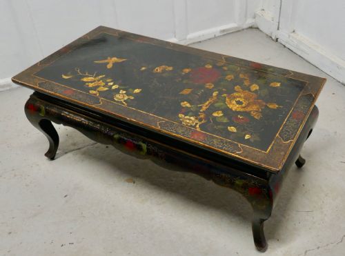 fig 4. Painted and Lacquered Chinoiserie Coffee Table