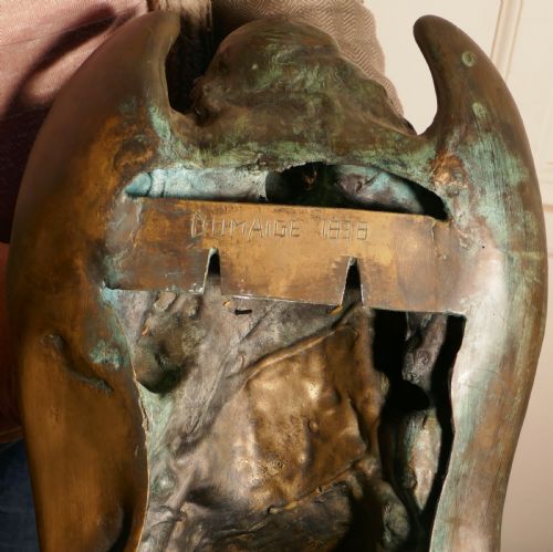 fig 4. French Bronze Angel, Wall Plaque After Dumaige 1838