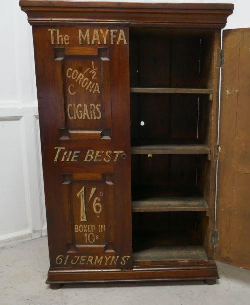 fig 4. Victorian Humidor Painted for Cigar Store Display