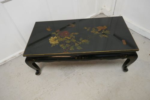 fig 1. Painted and Lacquered Chinoiserie Coffee Table