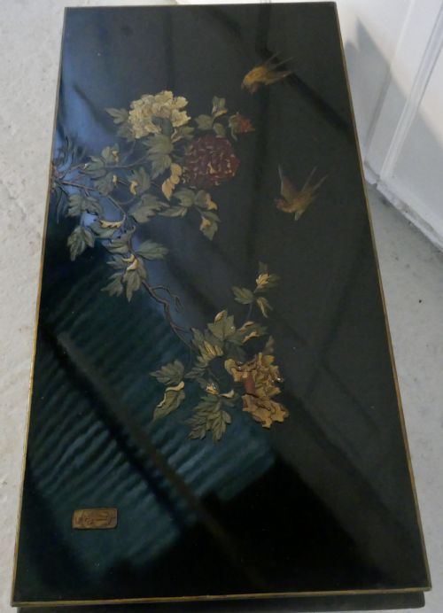 fig 3. Painted and Lacquered Chinoiserie Coffee Table