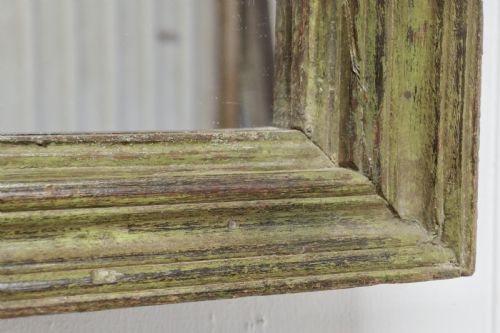 fig 2. 19th Century French Wall Mirror with an Old Painted Frame