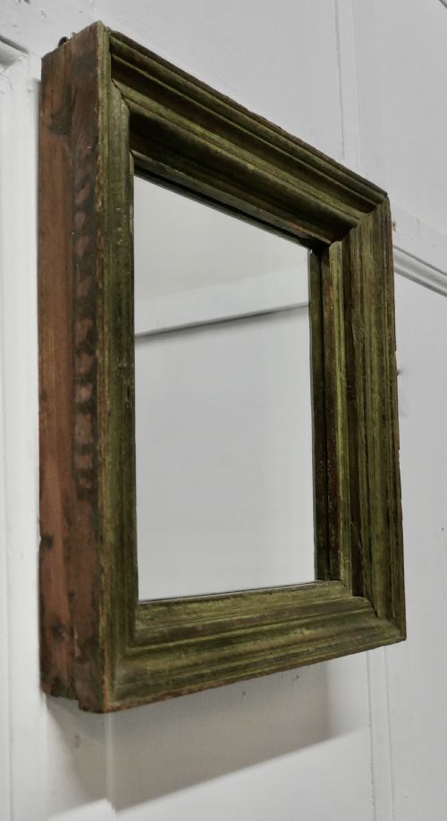 fig 3. 19th Century French Wall Mirror with an Old Painted Frame