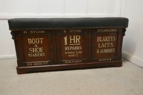 Window Seat Boot Cupboard Shop Display Bench Storage