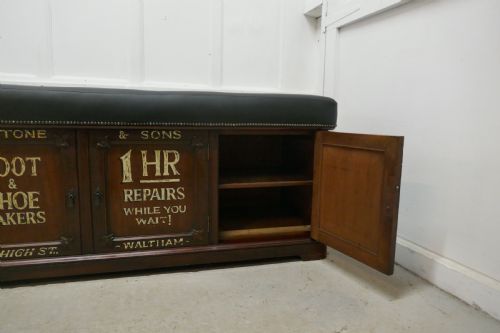 fig 1. Window Seat Boot Cupboard Shop Display Bench Storage