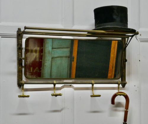 fig 2. French Art Deco Odeon Style Pullman Mirror From a Train