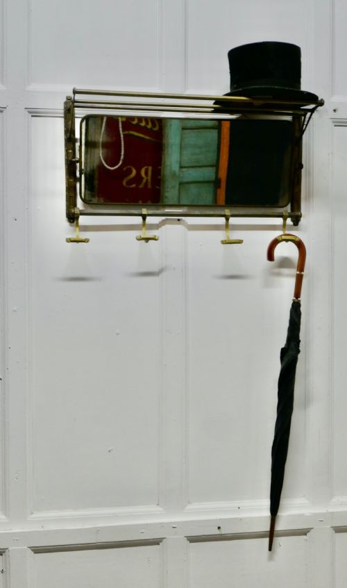 fig 4. French Art Deco Odeon Style Pullman Mirror From a Train