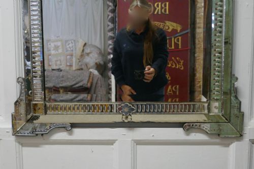 fig 3. Superb Large 19th Century Venetian Cushion Mirror